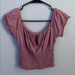 me to we pacsun pink crop top. size small